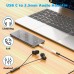 USB-C to 3.5mm Audio Headphone Adapter - HiFi and Charger 2-in-1 Compatible with Apple iPhone 15 Samsung Galaxy S24 S23 S22 S21 S20 Plus Pro Max Ultra Pixel iPad - Type C to Jack Dongle Adapter