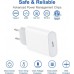 iPhone Fast Charger Cable,Fast Charger iPhone 20W PD USB C Wall Charger Type C Power Adapter Lightning Cable Fast Charging Plug Compatible with iPhone 14/13 Pro/12/11/XS/Max/XR/X/8 Plus/SE 2022,iPad